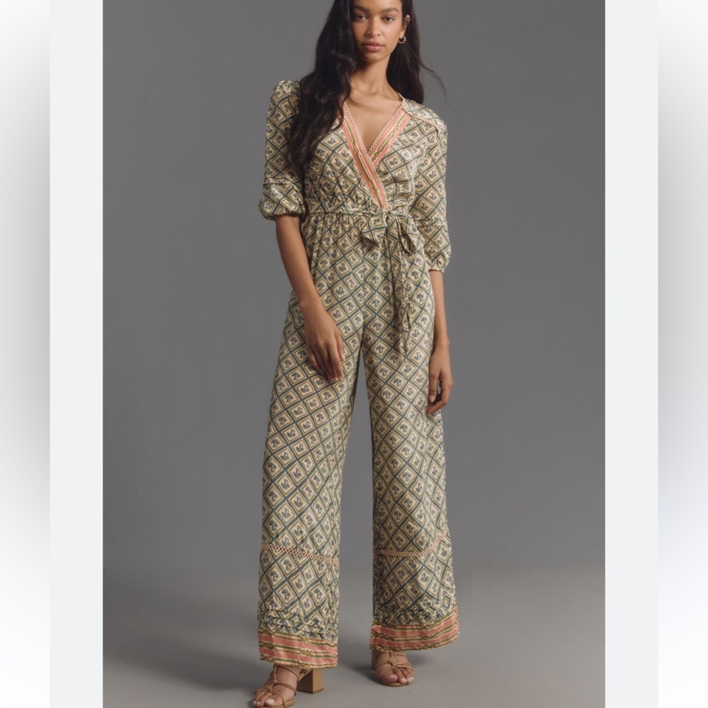 Print jumpsuit L